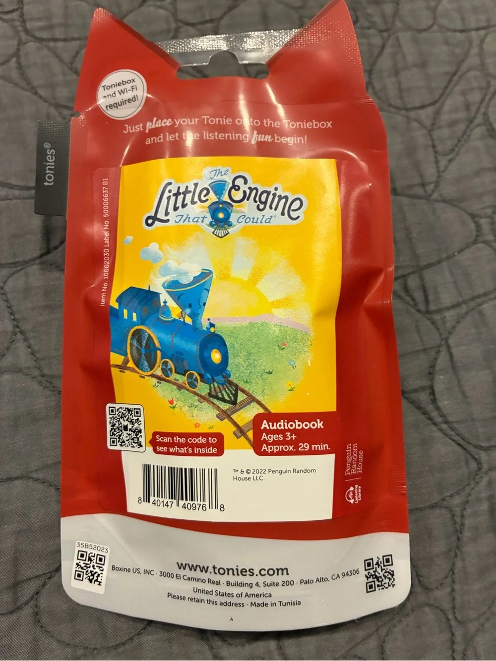 NWT The Little Engine That Could - Tonie Audio Character for Toniebox